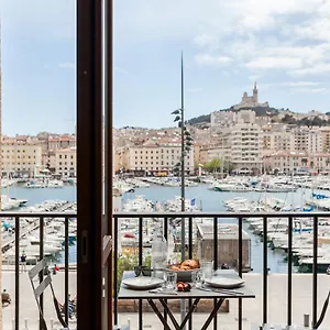 Apartment Premiere Ligne - Bel En 1ere Ligne Du Vieux E Marseille